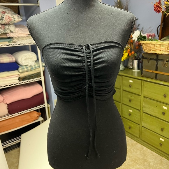 Urban Outfitters Tops - Black urban outfitters tube top size small